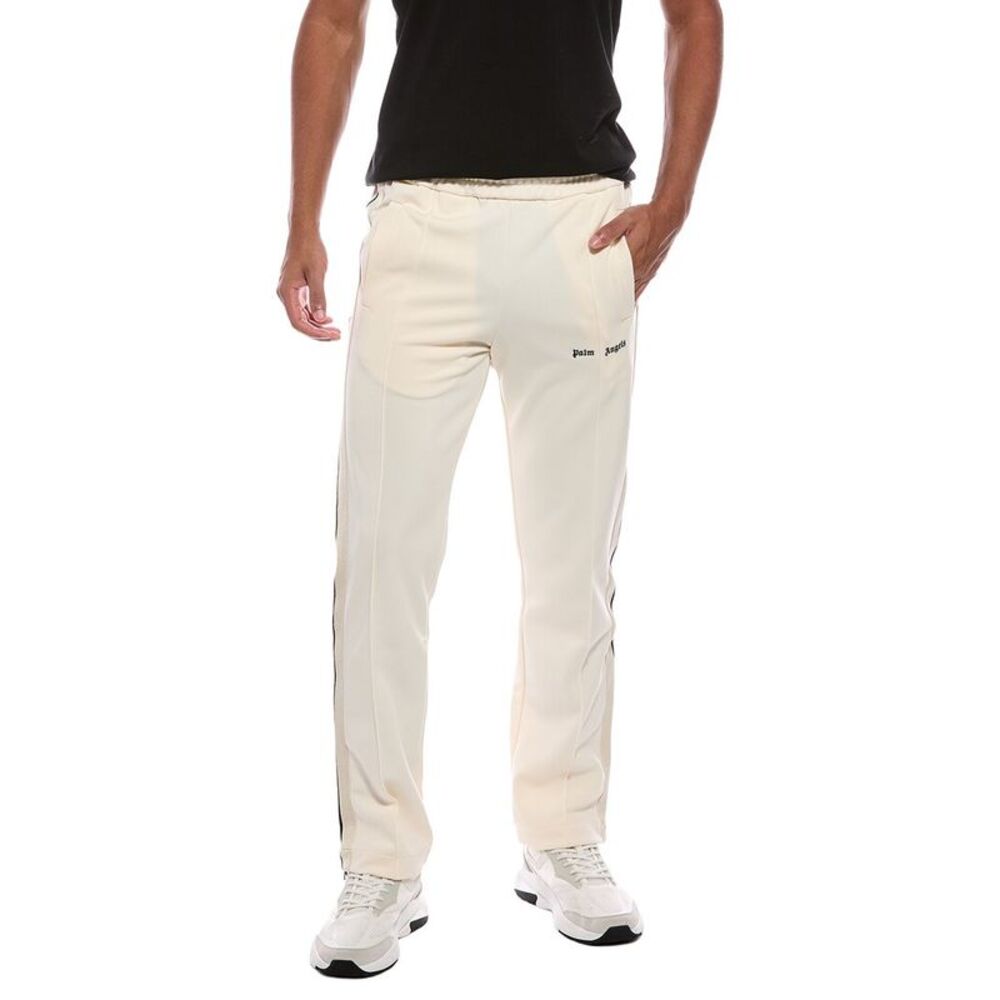 Palm Angels Mens Classic Logo Track Pant, Black
